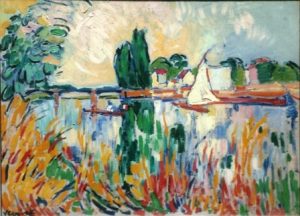 2 - Boats on the Seine at Chatou - Maurice de Vlaminck
