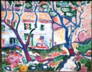 2 - House behind the trees - Braque
